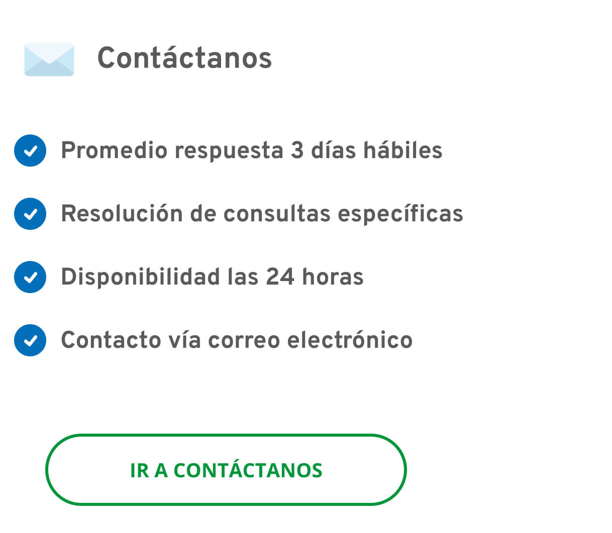 Contáctanos
